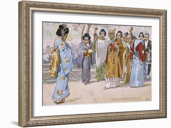 Postcard-Leopoldo Metlicovitz-Framed Giclee Print