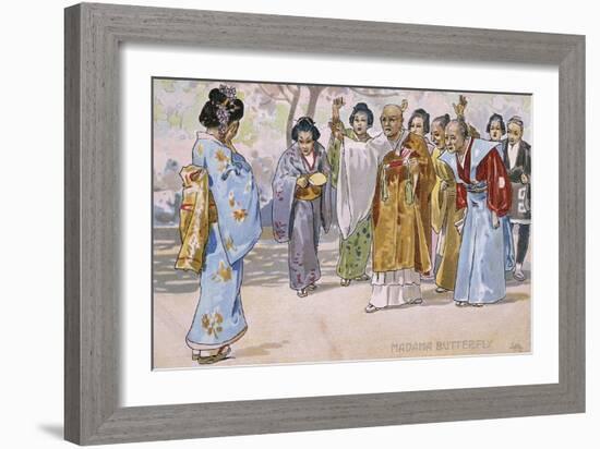 Postcard-Leopoldo Metlicovitz-Framed Giclee Print