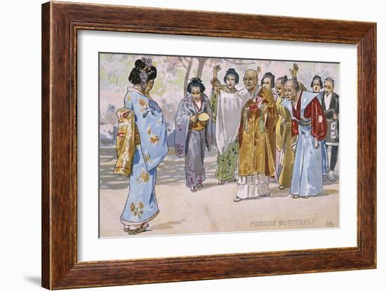 Postcard-Leopoldo Metlicovitz-Framed Giclee Print