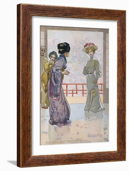 Postcard-Leopoldo Metlicovitz-Framed Giclee Print