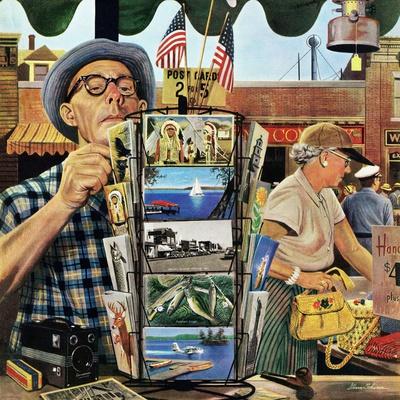 '"Postcards", August 25, 1951' Giclee Print Stevan Dohanos