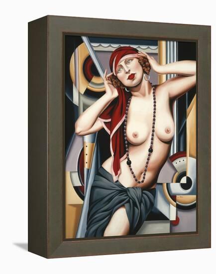 Postcards from Paris-Catherine Abel-Framed Premier Image Canvas