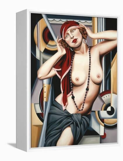 Postcards from Paris-Catherine Abel-Framed Premier Image Canvas