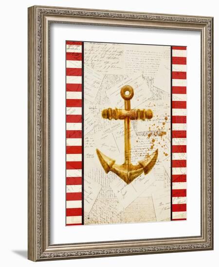 Postcards from the Sea 2-Kimberly Allen-Framed Art Print