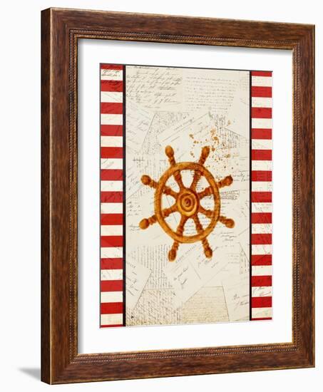 Postcards from the Sea 4-Kimberly Allen-Framed Art Print