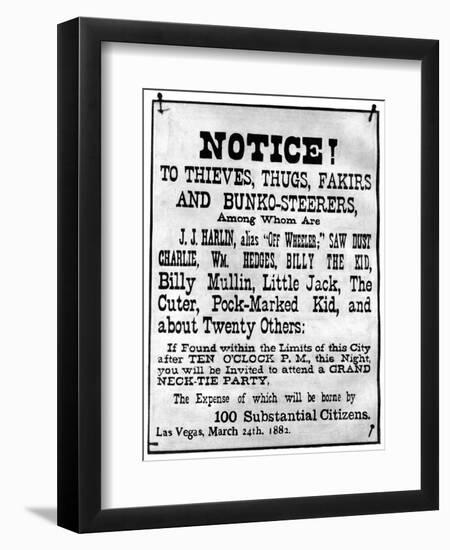 Poster, 1882-null-Framed Giclee Print