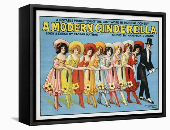 Poster Advertisement for a Modern Cinderella-null-Framed Premier Image Canvas