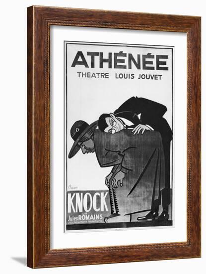 Poster Advertising a Performance of 'Knock or the Triumph of Medicine'-Bernard Becan-Framed Giclee Print