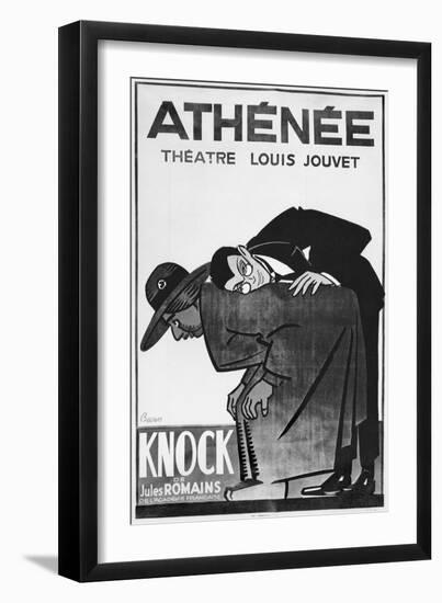 Poster Advertising a Performance of 'Knock or the Triumph of Medicine'-Bernard Becan-Framed Giclee Print