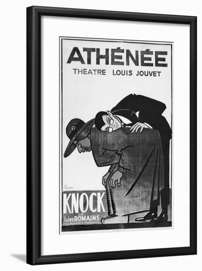 Poster Advertising a Performance of 'Knock or the Triumph of Medicine'-Bernard Becan-Framed Giclee Print