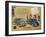 Poster Advertising a Renault 4Cv, 1949-null-Framed Giclee Print