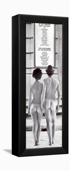 Poster Advertising an Exhibition at the Galleria Schwarz, Milan, C.1970S-null-Framed Premier Image Canvas