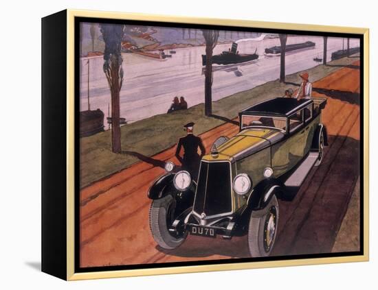 Poster Advertising Armstrong Siddeley Cars, 1930-Guy Sabran-Framed Premier Image Canvas