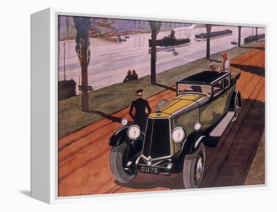 Poster Advertising Armstrong Siddeley Cars, 1930-Guy Sabran-Framed Premier Image Canvas