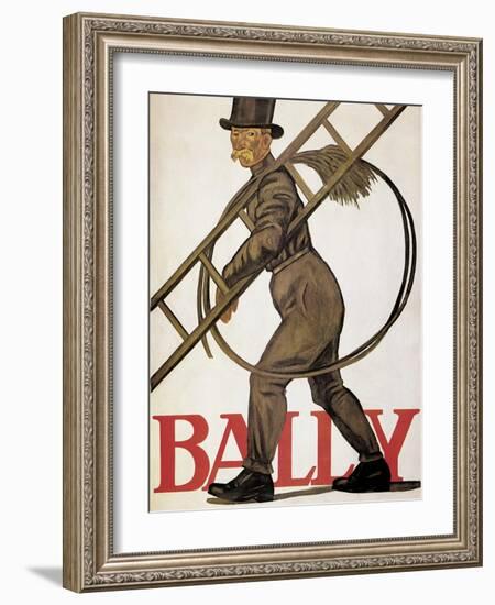 Poster Advertising 'Bally' Leather, 1926-Emil Cardinaux-Framed Giclee Print