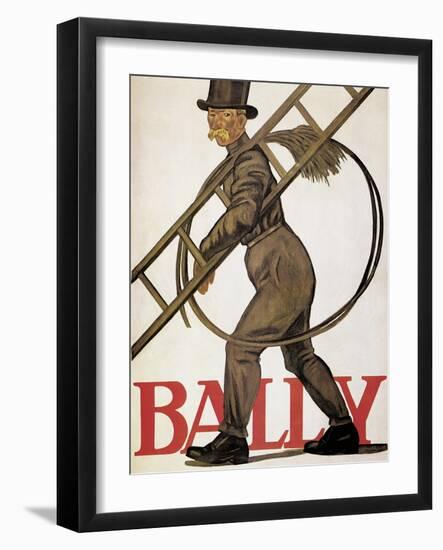 Poster Advertising 'Bally' Leather, 1926-Emil Cardinaux-Framed Giclee Print