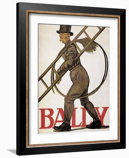 Poster Advertising 'Bally' Leather, 1926-Emil Cardinaux-Framed Giclee Print