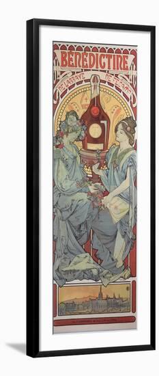 Poster Advertising 'Benedictine' Liqueur, 1898-Alphonse Mucha-Framed Giclee Print