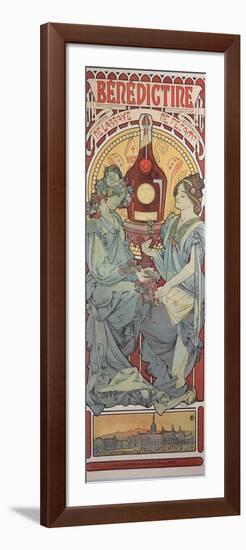 Poster Advertising 'Benedictine' Liqueur, 1898-Alphonse Mucha-Framed Giclee Print