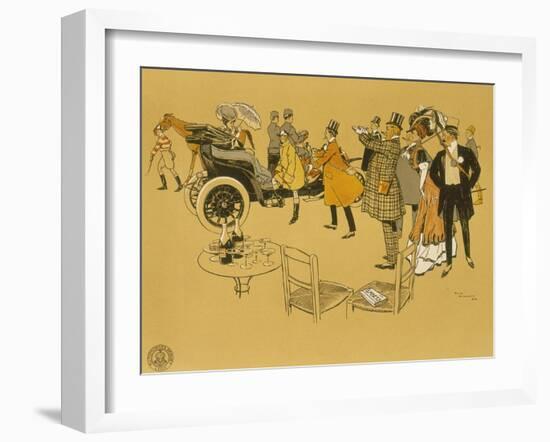 Poster Advertising Berliet Cars, 1906-René Vincent-Framed Giclee Print