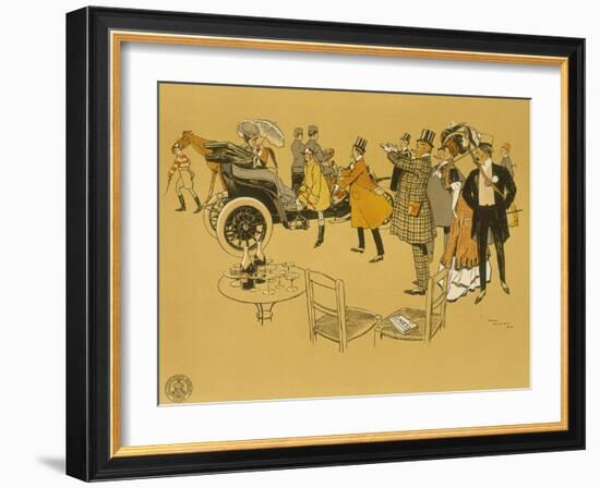 Poster Advertising Berliet Cars, 1906-René Vincent-Framed Giclee Print