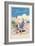 Poster Advertising Bermuda, c.1956-Adolph Treidler-Framed Giclee Print