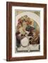 Poster Advertising 'Bieres De La Meuse', about 1897-Alphonse Mucha-Framed Giclee Print