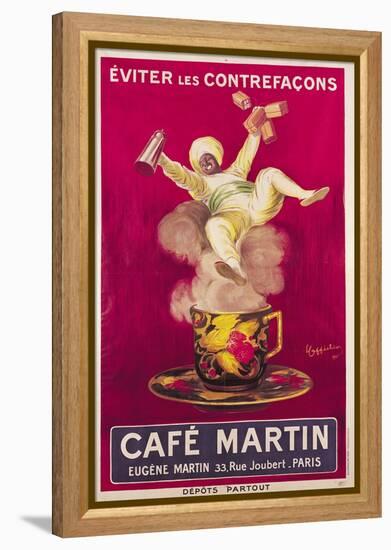 Poster Advertising 'Cafe Martin', 1921-Leonetto Cappiello-Framed Premier Image Canvas