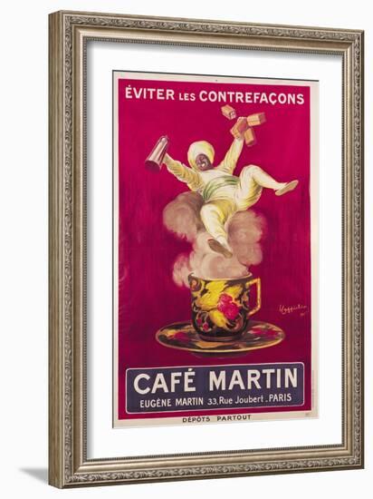 Poster Advertising 'Cafe Martin', 1921-Leonetto Cappiello-Framed Giclee Print