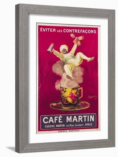 Poster Advertising 'Cafe Martin', 1921-Leonetto Cappiello-Framed Giclee Print