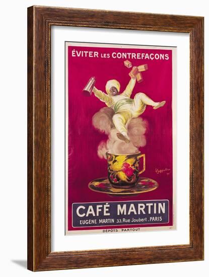 Poster Advertising 'Cafe Martin', 1921-Leonetto Cappiello-Framed Giclee Print