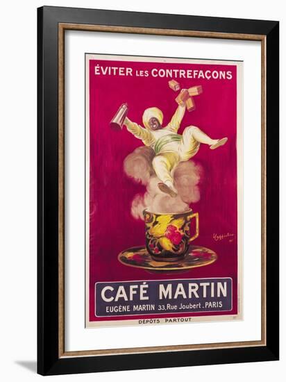 Poster Advertising 'Cafe Martin', 1921-Leonetto Cappiello-Framed Giclee Print