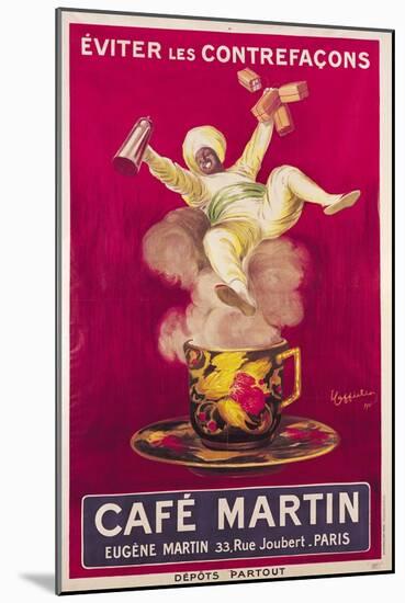Poster Advertising 'Cafe Martin', 1921-Leonetto Cappiello-Mounted Giclee Print