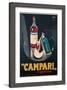 Poster Advertising Campari l'aperitivo-Marcello Nizzoli-Framed Art Print