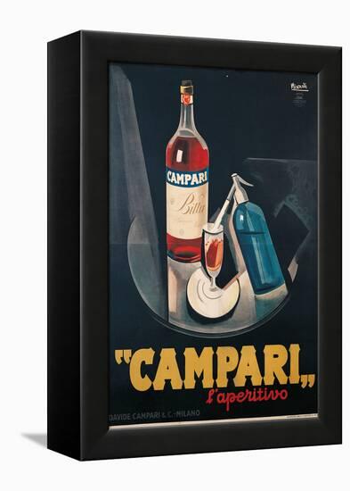 Poster Advertising Campari Laperitivo-Marcello Nizzoli-Framed Premier Image Canvas