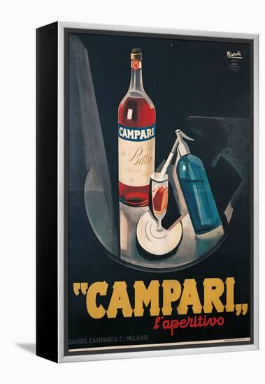 Poster Advertising Campari Laperitivo-Marcello Nizzoli-Framed Premier Image Canvas