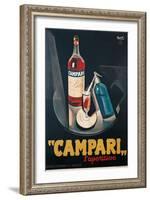 Poster Advertising Campari Laperitivo-Marcello Nizzoli-Framed Giclee Print