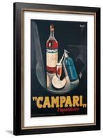 Poster Advertising Campari Laperitivo-Marcello Nizzoli-Framed Giclee Print