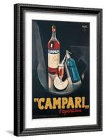 Poster Advertising Campari Laperitivo-Marcello Nizzoli-Framed Giclee Print
