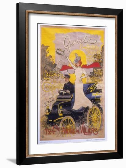 Poster Advertising Car Coachwork, 1899-Maurice Neumont-Framed Giclee Print