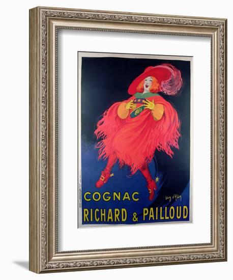 Poster Advertising Cognac Distilled by Richard and Pailloud-Jean D'Ylen-Framed Giclee Print