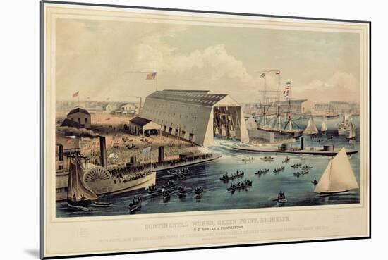Poster Advertising 'Continental Works, Greenpoint Brooklyn', Published by Endicott and Co-null-Mounted Giclee Print