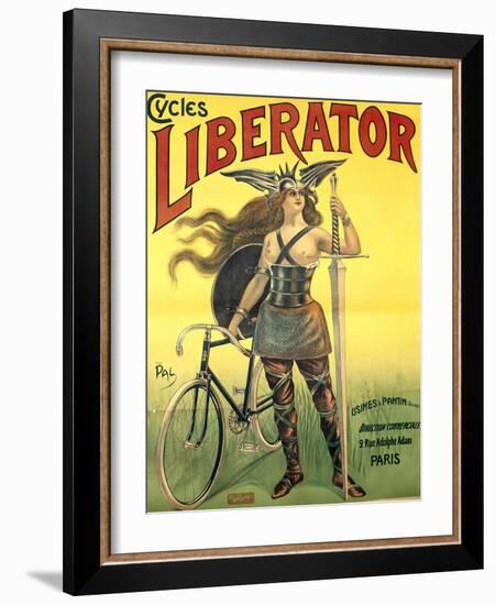 Poster Advertising 'Cycles Liberator' from Pantin, Printed by Kossoth Et Cie, Paris-Pal-Framed Giclee Print