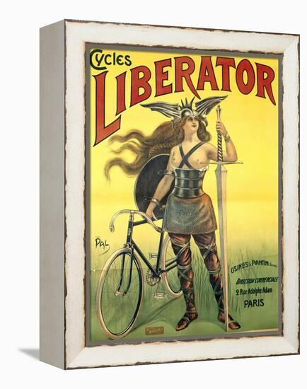 Poster Advertising 'Cycles Liberator' from Pantin, Printed by Kossoth Et Cie, Paris-Pal-Framed Premier Image Canvas