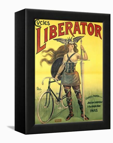 Poster Advertising 'Cycles Liberator' from Pantin, Printed by Kossoth Et Cie, Paris-Pal-Framed Premier Image Canvas