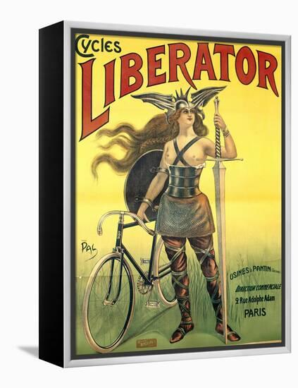 Poster Advertising 'Cycles Liberator' from Pantin, Printed by Kossoth Et Cie, Paris-Pal-Framed Premier Image Canvas