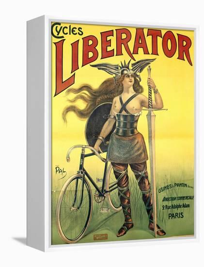 Poster Advertising 'Cycles Liberator' from Pantin, Printed by Kossoth Et Cie, Paris-Pal-Framed Premier Image Canvas