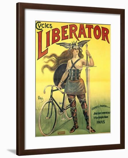 Poster Advertising 'Cycles Liberator' from Pantin, Printed by Kossoth Et Cie, Paris-Pal-Framed Giclee Print