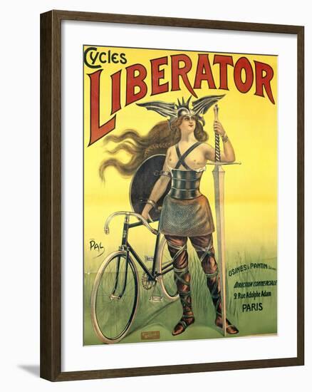 Poster Advertising 'Cycles Liberator' from Pantin, Printed by Kossoth Et Cie, Paris-Pal-Framed Giclee Print