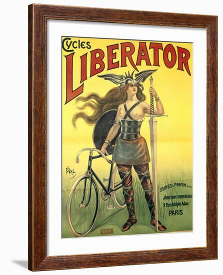 Poster Advertising 'Cycles Liberator' from Pantin, Printed by Kossoth Et Cie, Paris-Pal-Framed Giclee Print